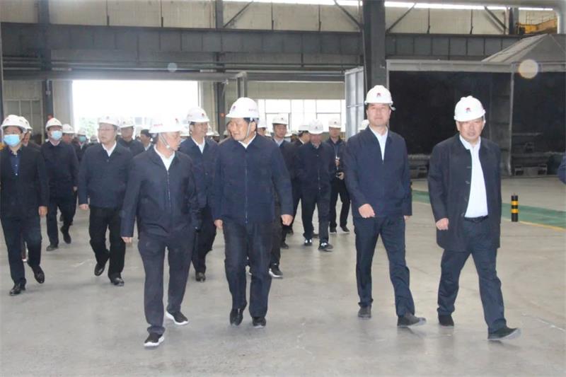 鞏義市重點(diǎn)工作觀(guān)摩團(tuán)到明泰科技項(xiàng)目現(xiàn)場(chǎng)觀(guān)摩指導(dǎo)